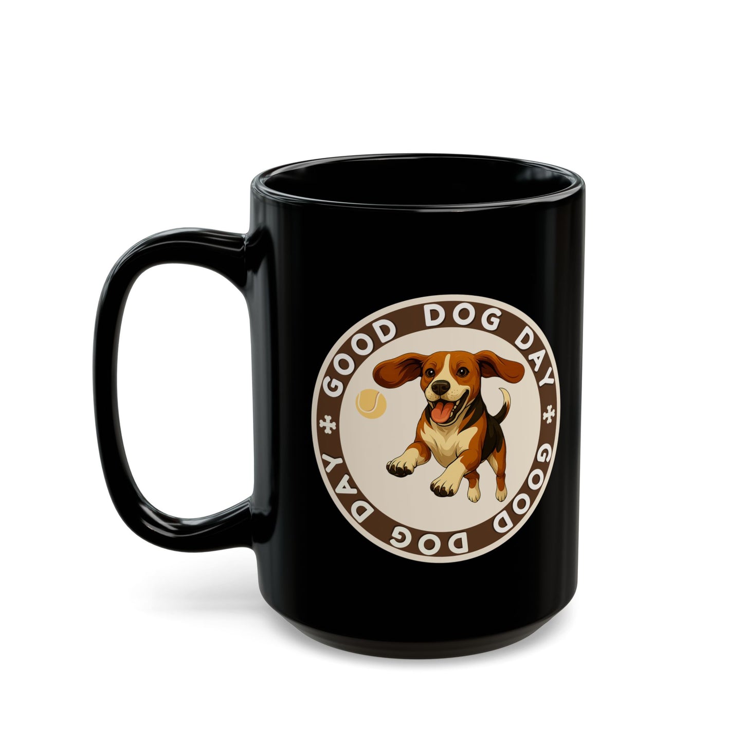 Good Dog Day Beagle Mug – Cream & Cocoa
