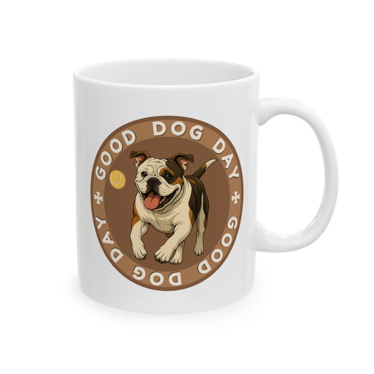 Good Dog Day Bulldog Mug – Saddle & Biscuit