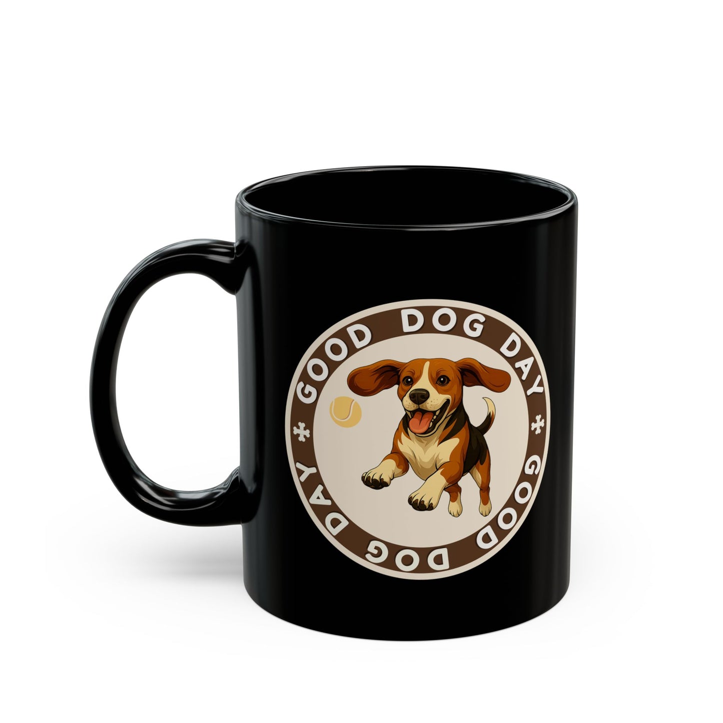 Good Dog Day Beagle Mug – Cream & Cocoa