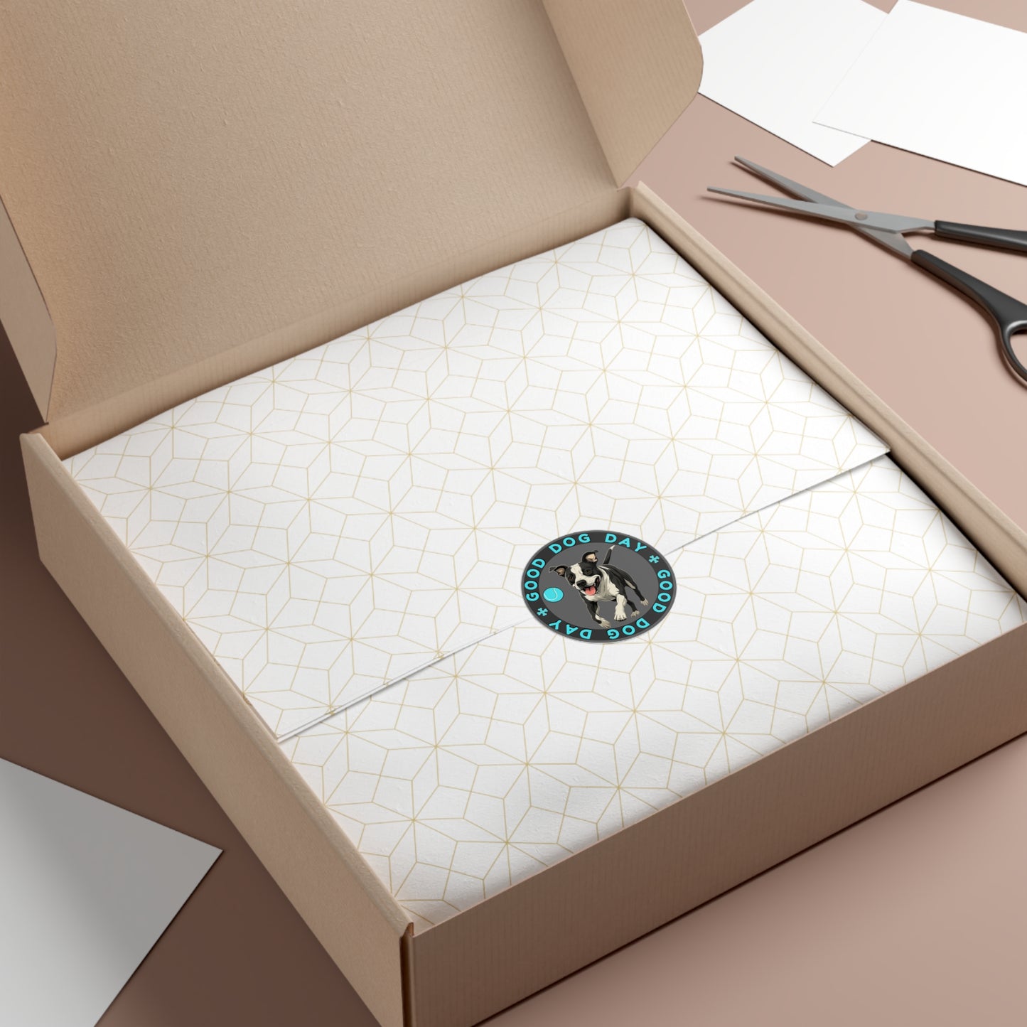 Good Dog Day Pit Bull 2"x2" Sticker – Dark Mode