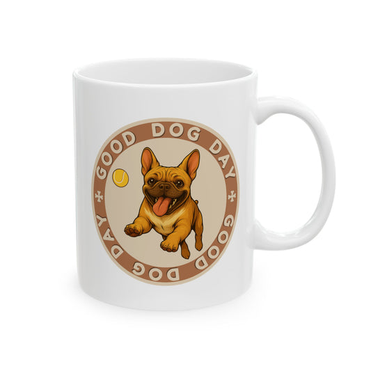 Good Dog Day French Bulldog Mug – Cream & Clay