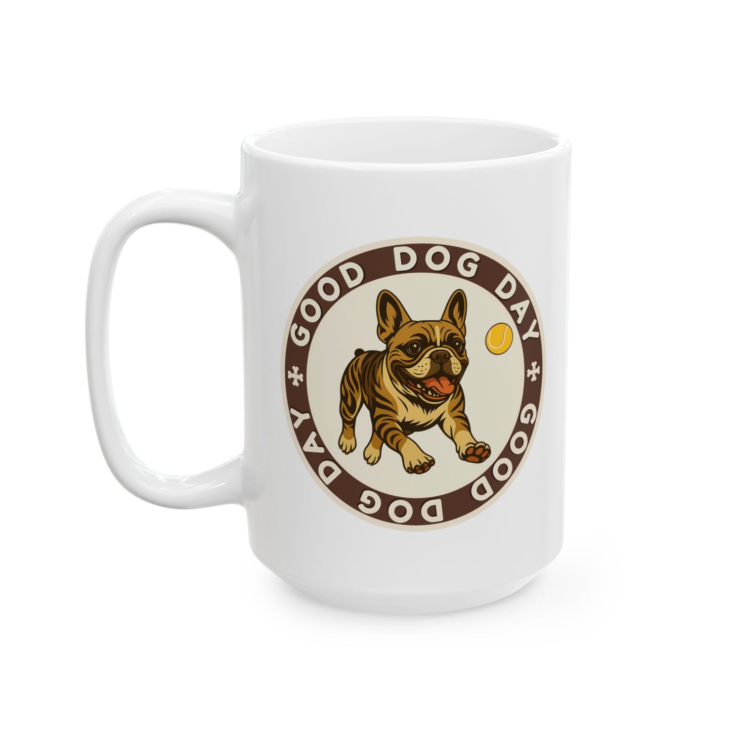 Good Dog Day French Bulldog Mug – Brown Sugar & Cream