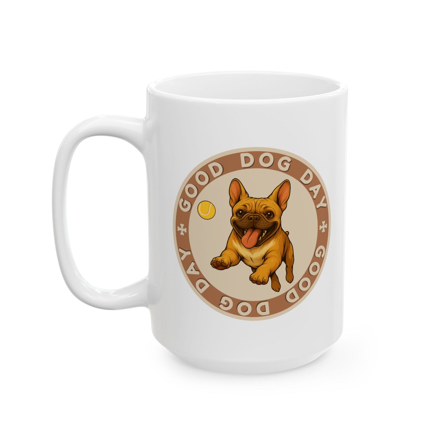 Good Dog Day French Bulldog Mug – Cream & Clay
