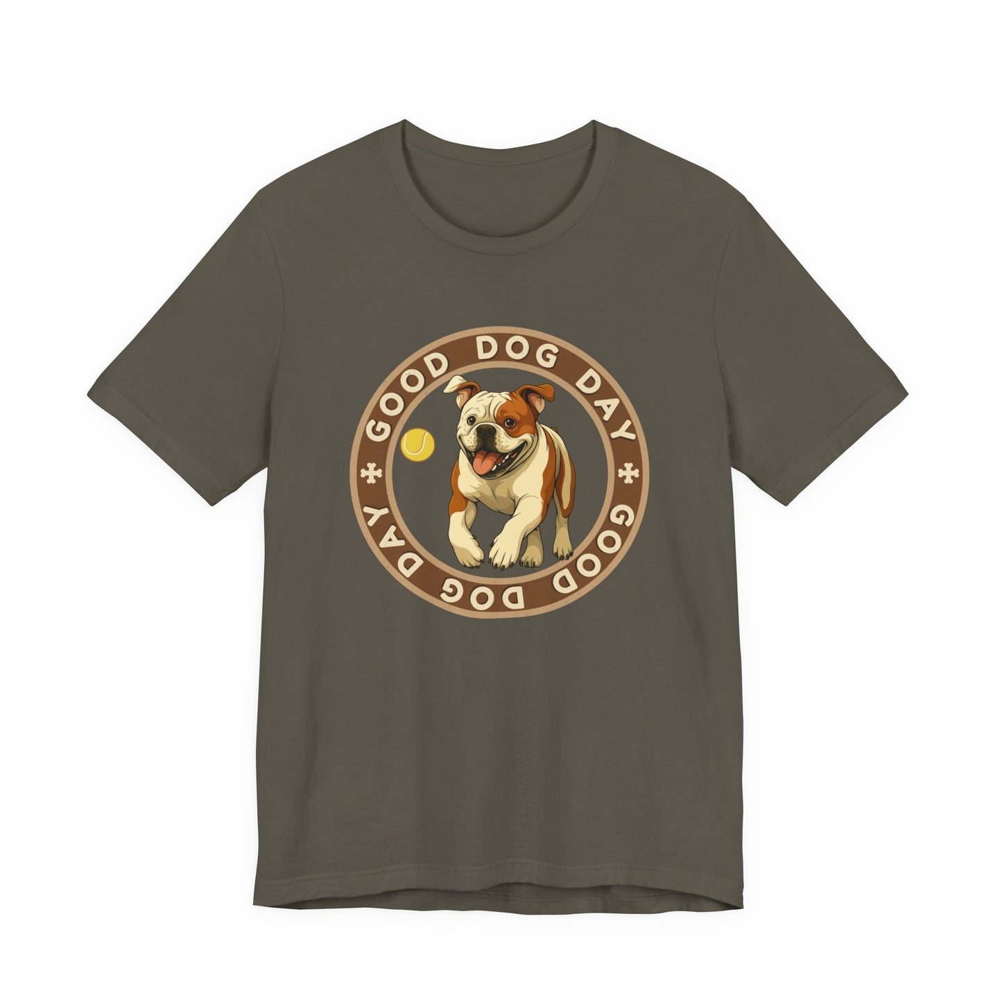 Good Dog Day Bulldog – Rust & Cream
